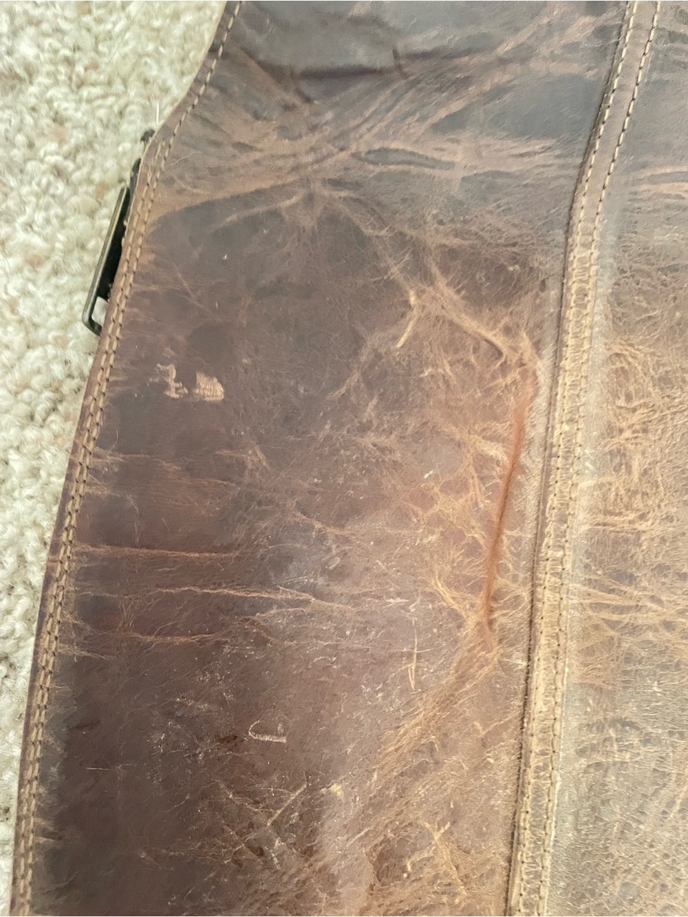 Freebird Aspen Harness Boots Size 9 Distressed Brown Leather - Picture 5 of 9